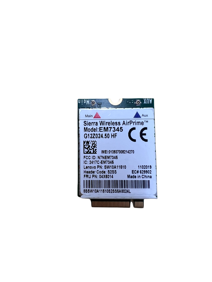 Sierra AirPrime WWAN 4G LTE EM7345 P/N SW10A11510