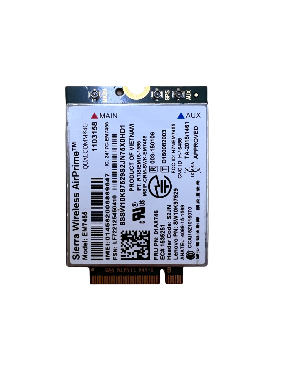 Sierra AirPrime WWAN 4G LTE EM7430 SW10K97508