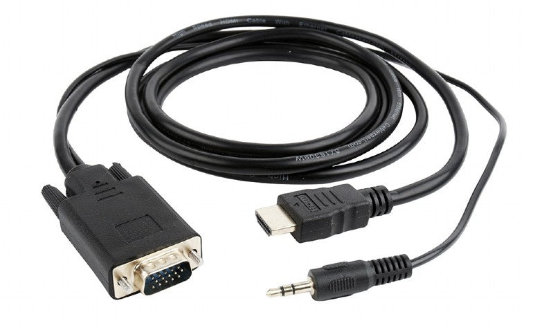Gembird HDMI naar VGA kabel met audio, 1.8 meter