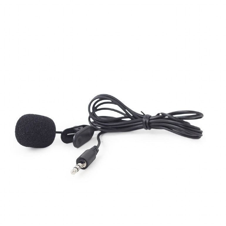 Gembird Clip-on microfoon, 3.5 mm, zwart