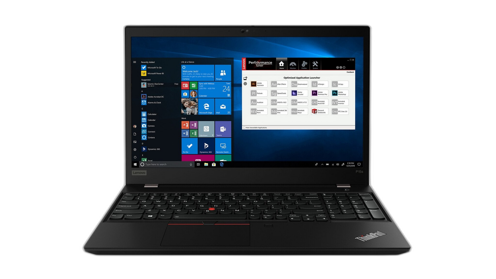 Lenovo ThinkPad P15s Gen 1 - Intel® Core™ i7-10610UU- NVIDIA® Quadro® P520 2 GB VRAM