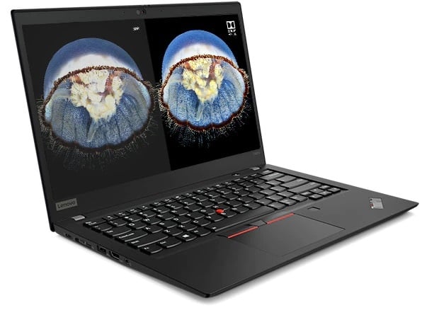ThinkPad T490s | i5-8265u 1.6. 3.9. GhZ 14.1'' 8GB 256GB SSD FullHD IPS + Vingerscan IR Camera SmartCard reader