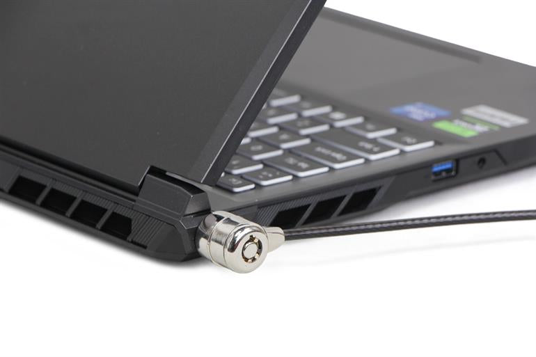 Gembird kabelslot voor laptop LK-K-01 - detail slot